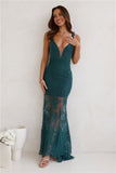 Choose Style Lace Maxi Dress Emerald