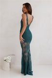 Choose Style Lace Maxi Dress Emerald