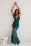 Choose Style Lace Maxi Dress Emerald