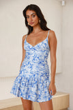 Aqua Dream Mini Dress Blue