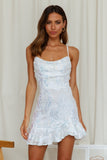 Iridescent Style Dress White