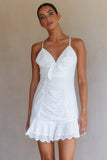 Freesia Dress White