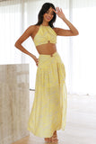 Boldest Move Maxi Skirt Yellow