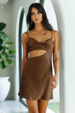 Bar Top Dancing Dress Brown