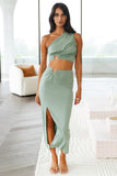 Karmic Power Maxi Skirt Green