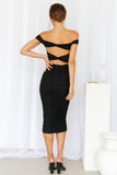 Wishing 4U Midi Dress Black