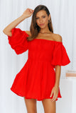 Be Your Baby Doll Dress Red