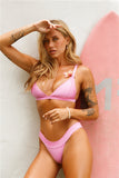 HELLO MOLLY Sugar Clouds Swim Top Light Pink