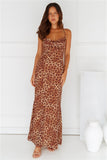 Albion Maxi Dress Leopard