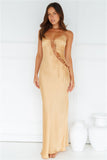 About A Girl Maxi Dress Gold