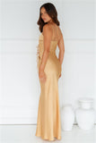 About A Girl Maxi Dress Gold