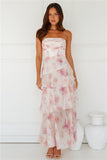 A Night Of Style Maxi Dress Pink