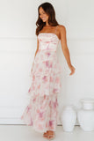 A Night Of Style Maxi Dress Pink