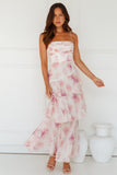 A Night Of Style Maxi Dress Pink