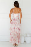 A Night Of Style Maxi Dress Pink