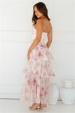 A Night Of Style Maxi Dress Pink