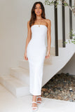 Hot Blooded Maxi Dress White