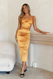 Palm Springs Midi Dress Gold