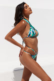 HELLO MOLLY Coast To Coast Swim Top Print