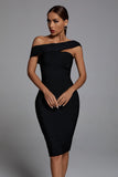 Afare Off Shoulder Cocktail Dress - Bellabarnett