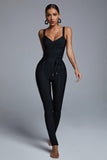 Aleah Bandage Jumpsuit - Bellabarnett