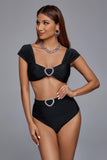 Valia Love Swimsuit - Black - Bellabarnett