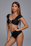 Valia Love Swimsuit - Black - Bellabarnett