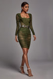 Bathsheba Mesh Bandage Dress