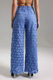 Denny Dots Cutout Pants