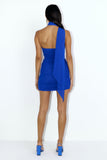 You're On My Mind Mesh Mini Dress Blue