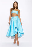 Your Star Sign Midi Skirt Aqua