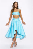 Your Star Sign Midi Skirt Aqua