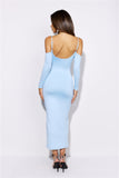 Her Muse Midi Dress Blue