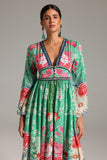 Elana Floral Printed Maxi Dress