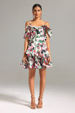 Giela Floral Layered Mini Dress