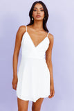 Whistle Babe Dress White