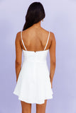 Whistle Babe Dress White