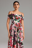 Haco Floral Printed Midi Dress