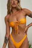 HELLO MOLLY Blue Haven Dreams Swim Top Apricot