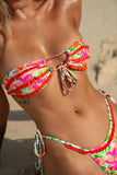 HELLO MOLLY Tiki Tease Swim Bottom Tropical Print