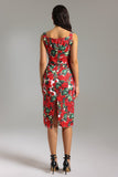 Jucana Floral Printed Midi Dress