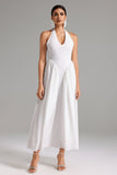 Junya Halter Neck Maxi Dress