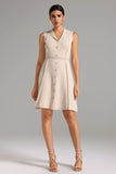 KIavia Lapel Collar Knitted Dress