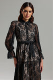 Kenza Lace Midi Dress