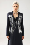 Kimmi Metallic Print Coat