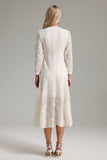 Kiyami Embroidery Crew Neck Dress