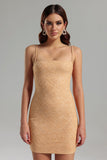 Kolari Halter Knitted Mini Dress