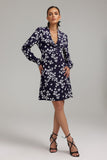 Korasa V-Neck Floral Printed Dress