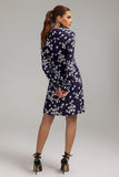 Korasa V-Neck Floral Printed Dress