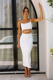 Livin Bright Maxi Dress White